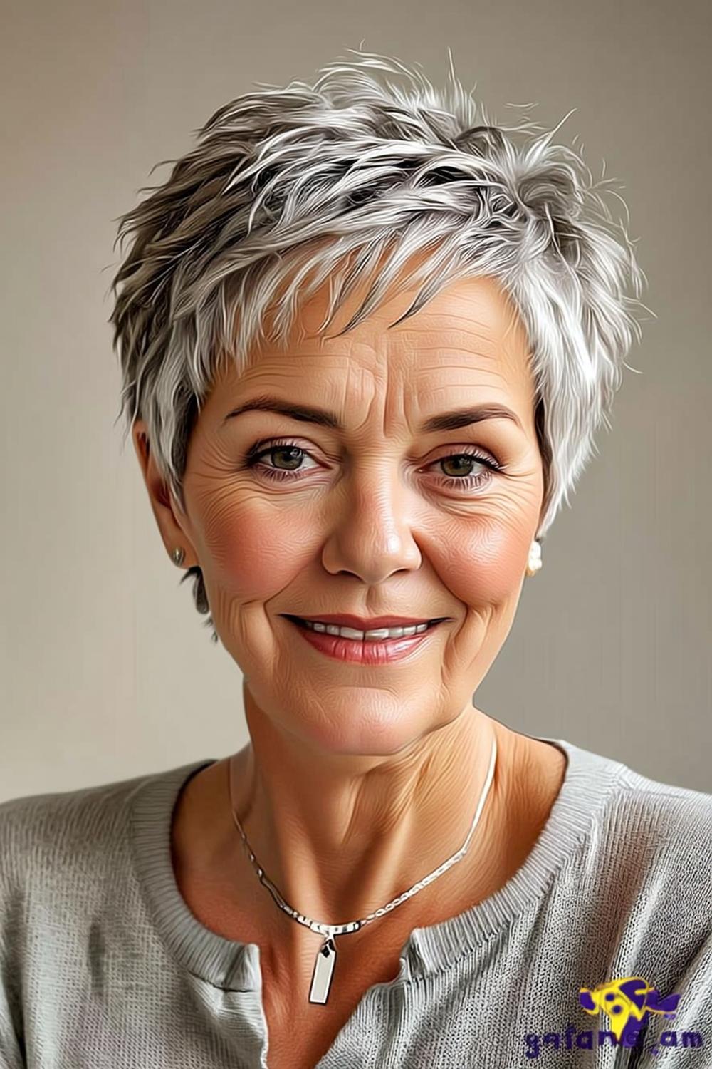 Natürlicher Blonde Pixie