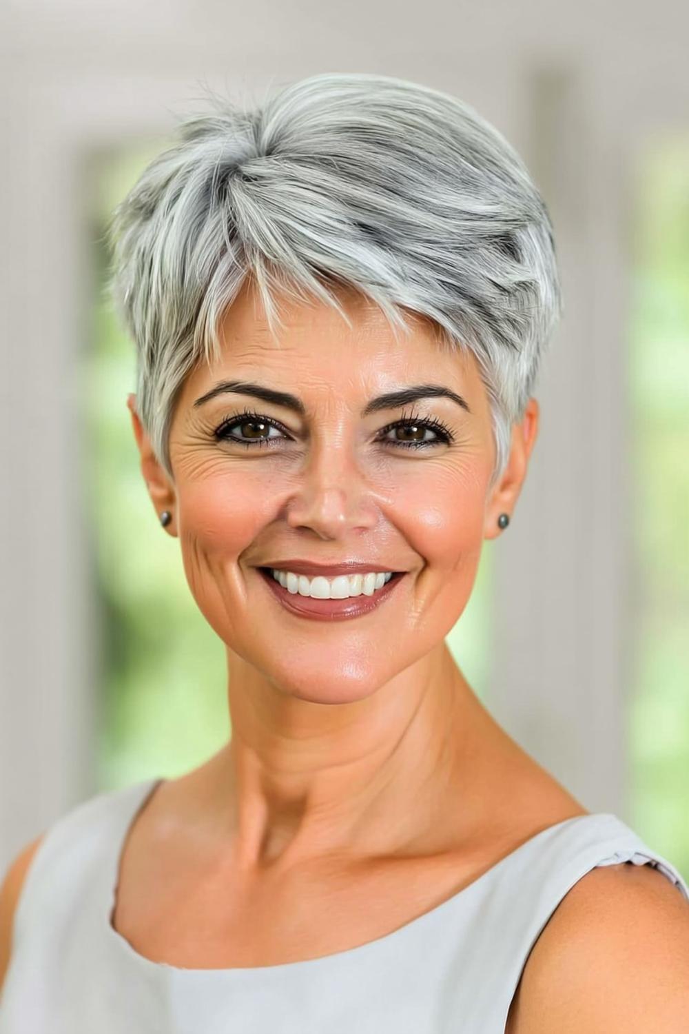 Kurzhaarfrisuren Fr Feines Haar Ab 50